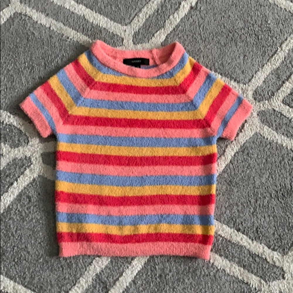Forever 21 fuzzy shirt